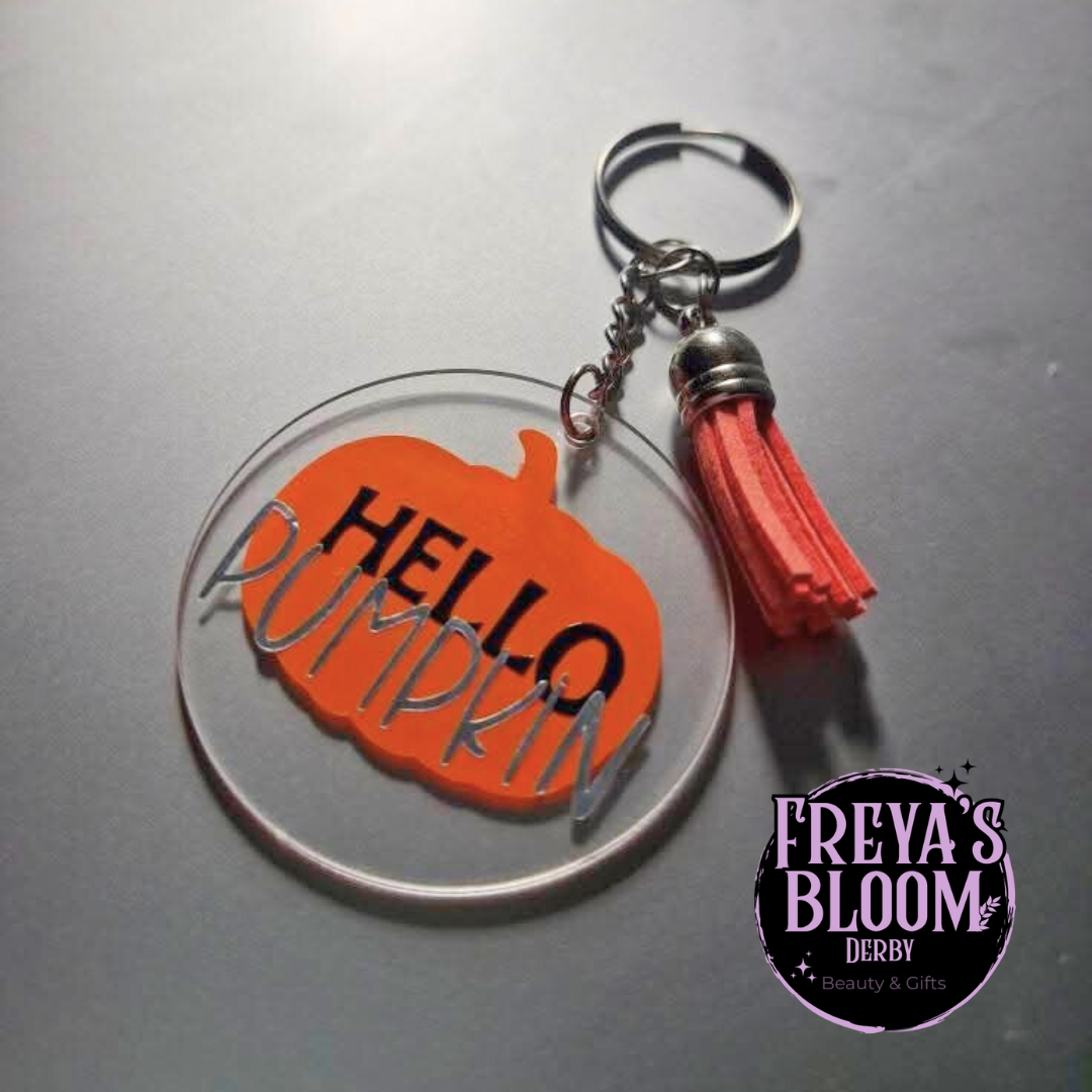 'Hello Pumpkin' Key Chain